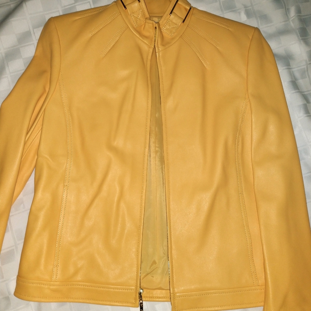 St. John Sport Leather Jacket